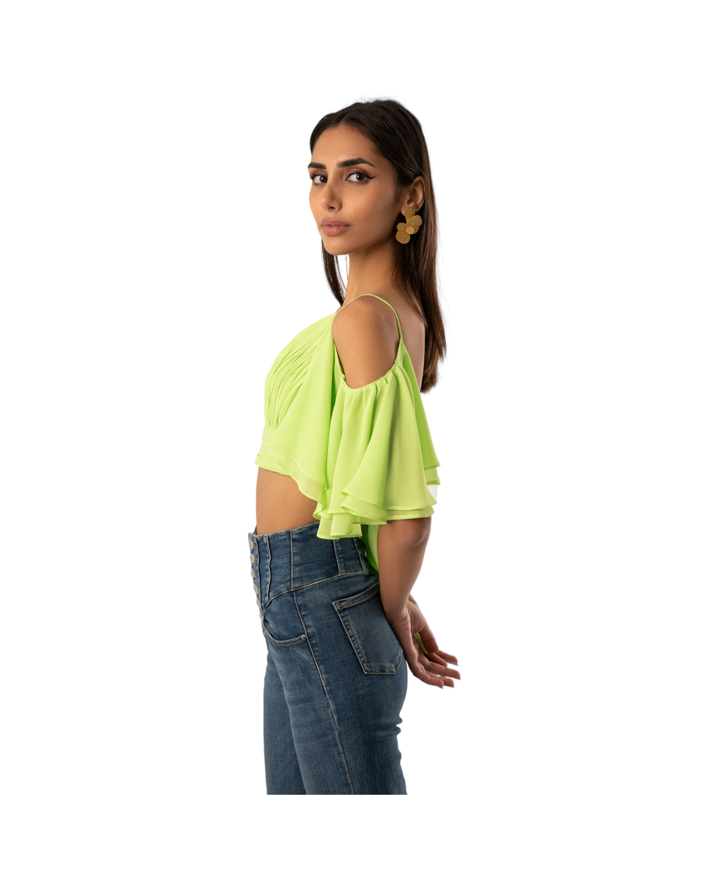 Fatale by Angie Thalea Lemon Green Dress