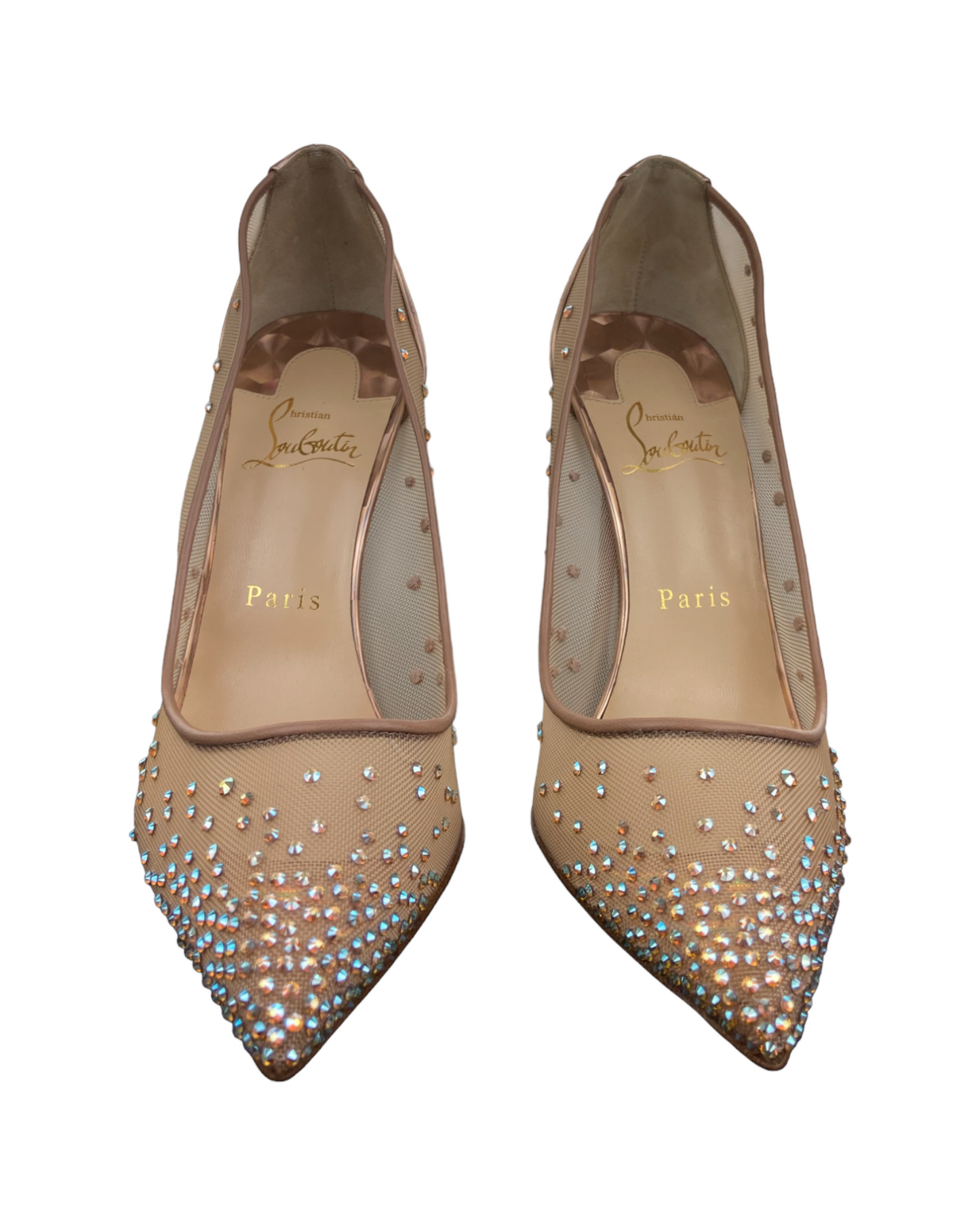 Christian Loboutin Follies Strass 100 Pumps