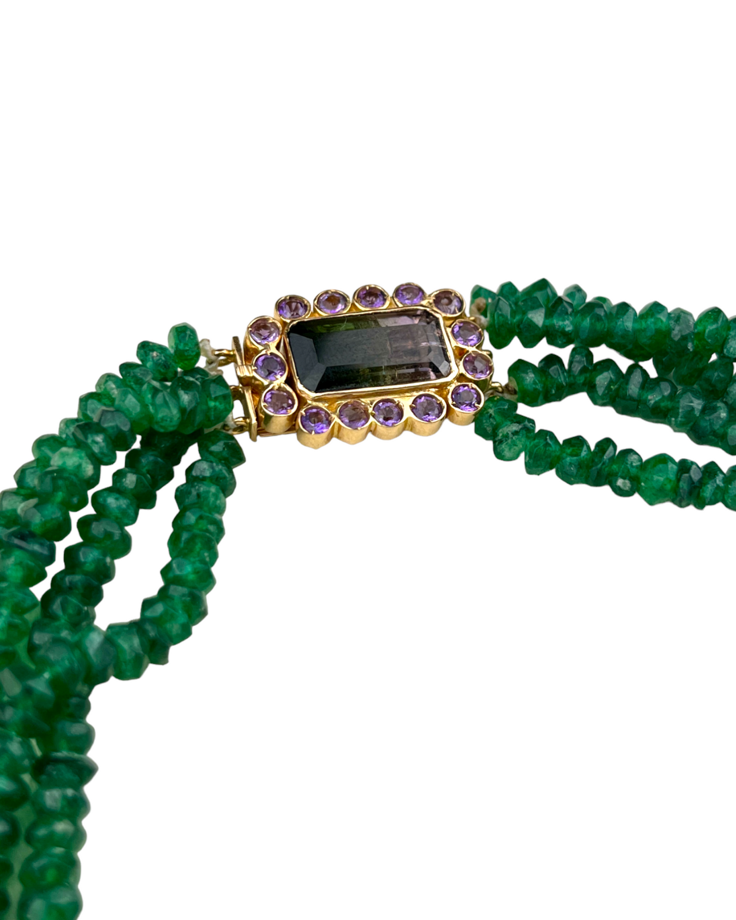 Namazte Maharaja Neckalce with Tourmaline,Topaz and Sapphires