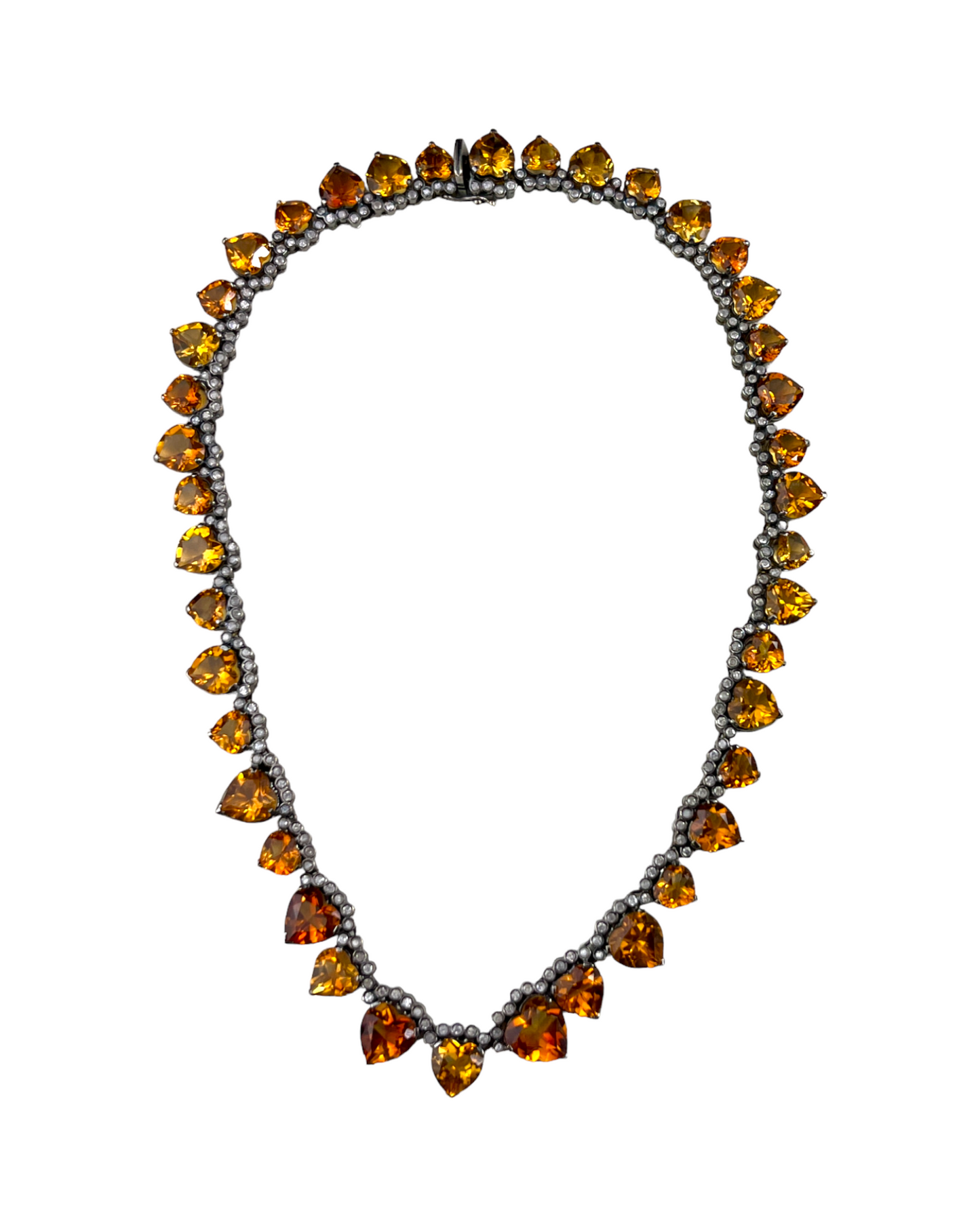 Namazte Maharaja Necklace Citrine and Diamonds