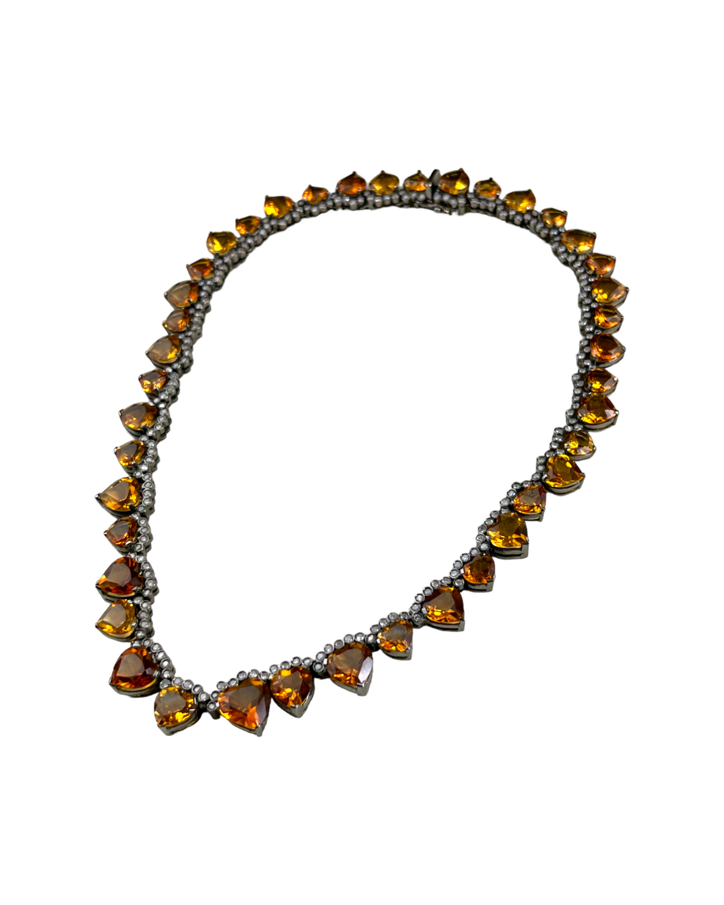 Namazte Maharaja Necklace Citrine and Diamonds