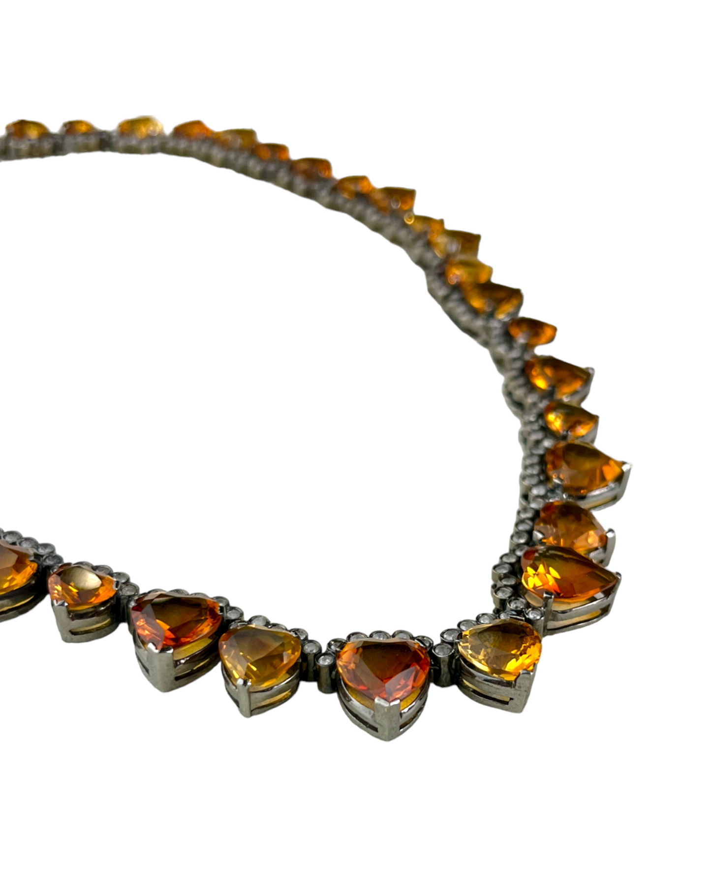 Namazte Maharaja Necklace Citrine and Diamonds