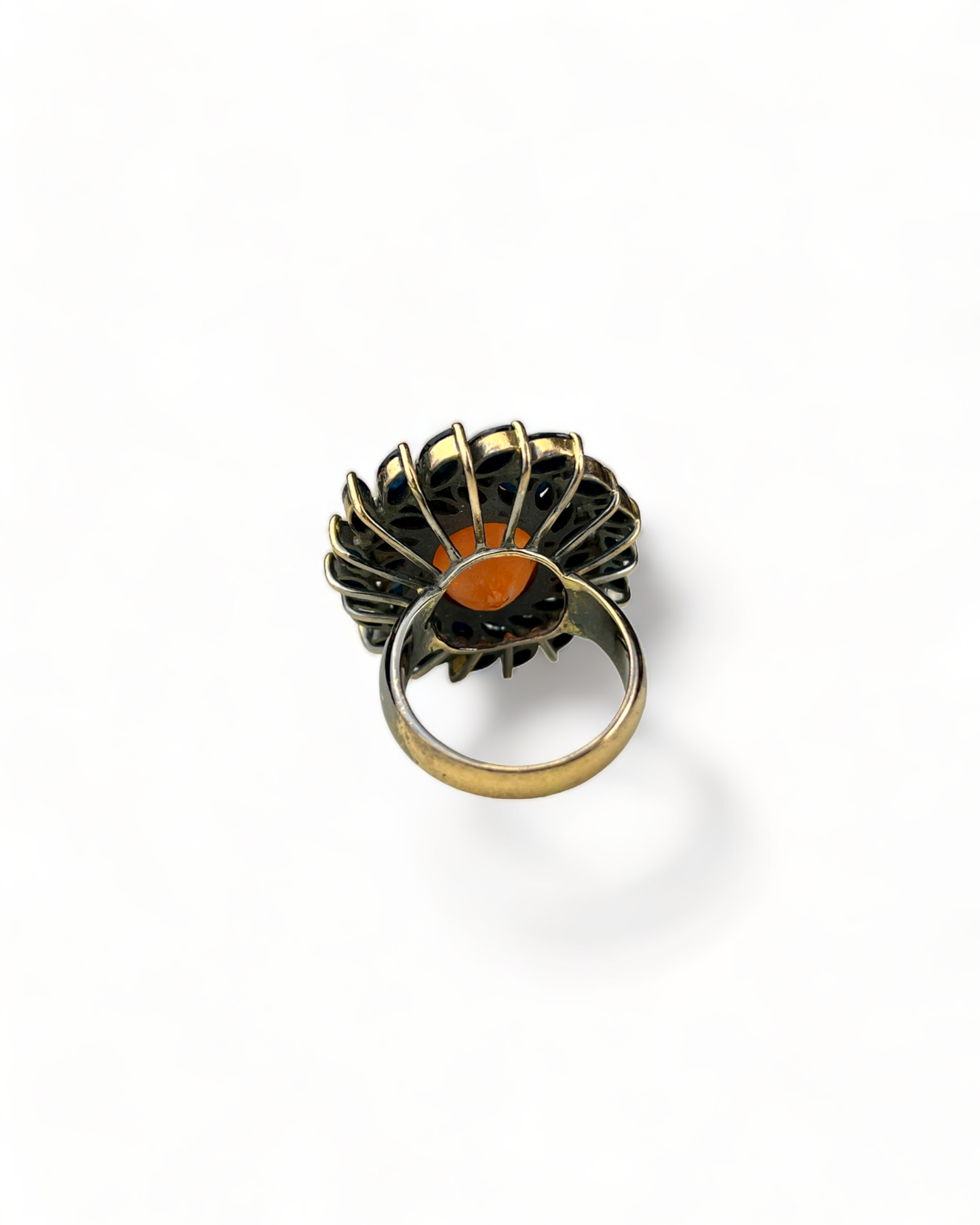 Namazte Majestic Ring with Cornelian and Sapphires