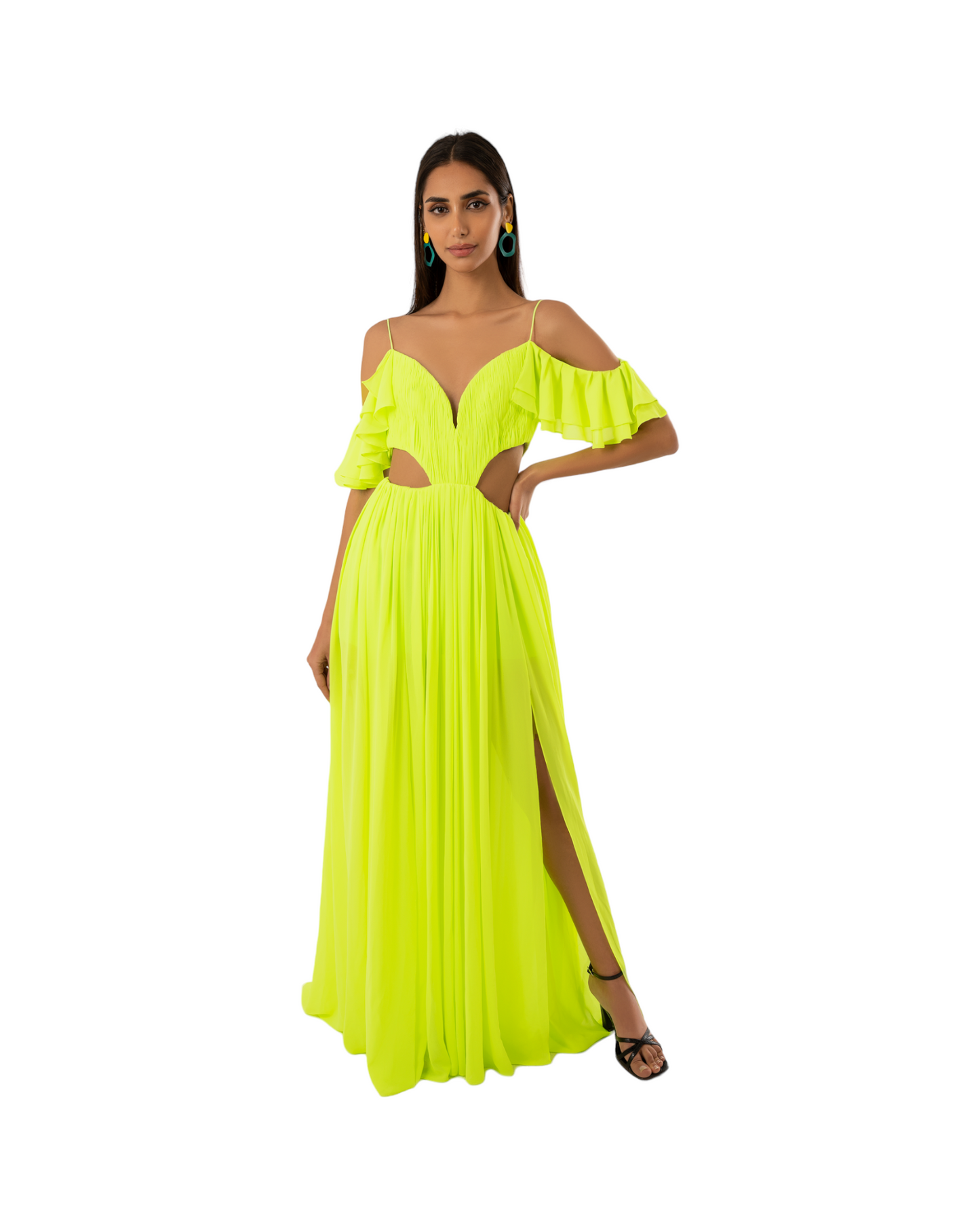 Fatale by Angie Melissae Neon Yellow Dress