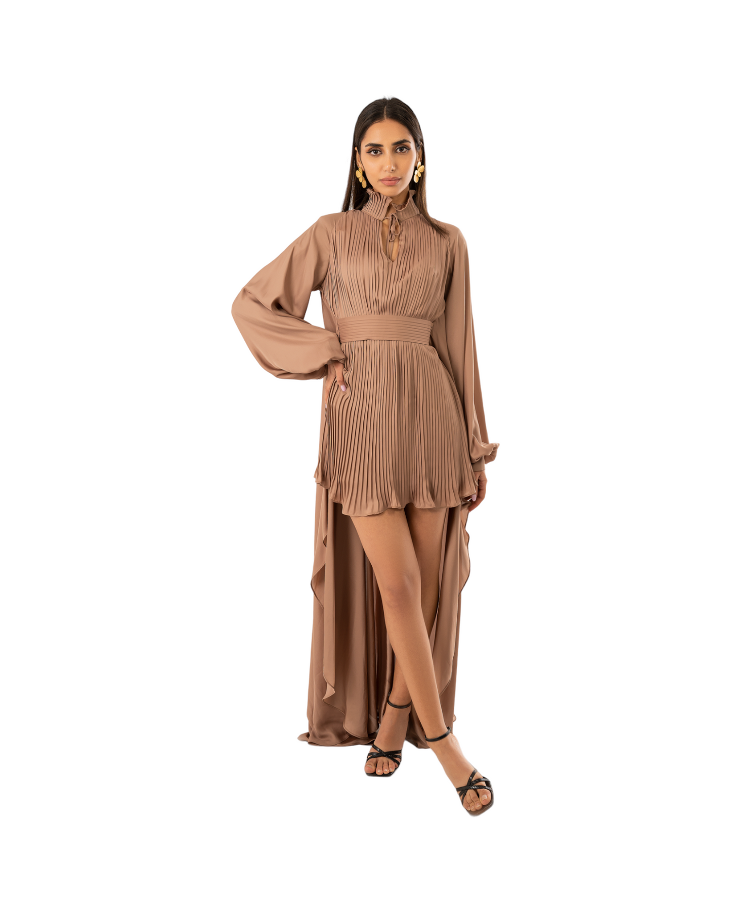 Fatale by Angie Naiedes Taupe Dress