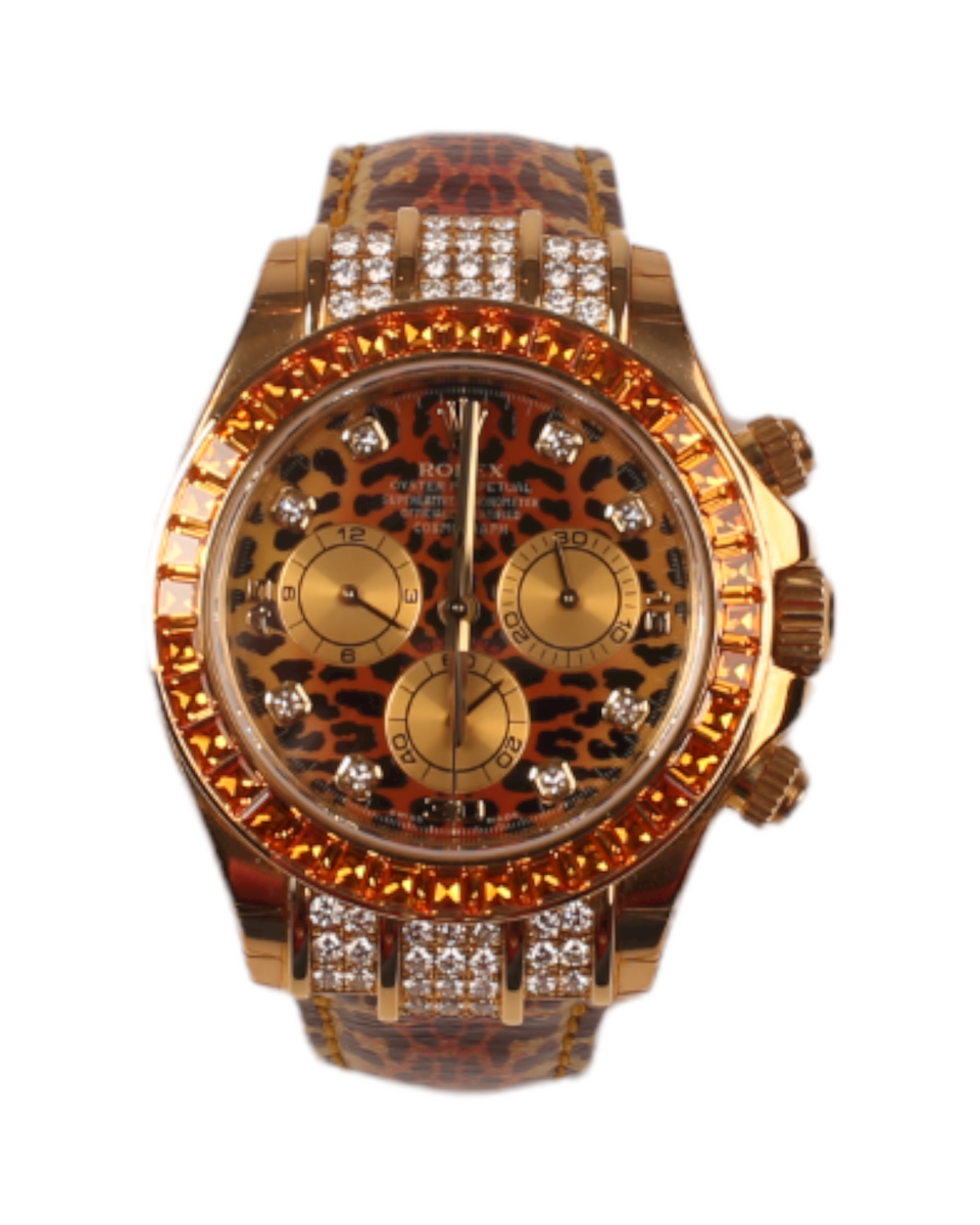 さー ROLEX ロレックス 116598SACO コスモグラフデイトナ レオパード