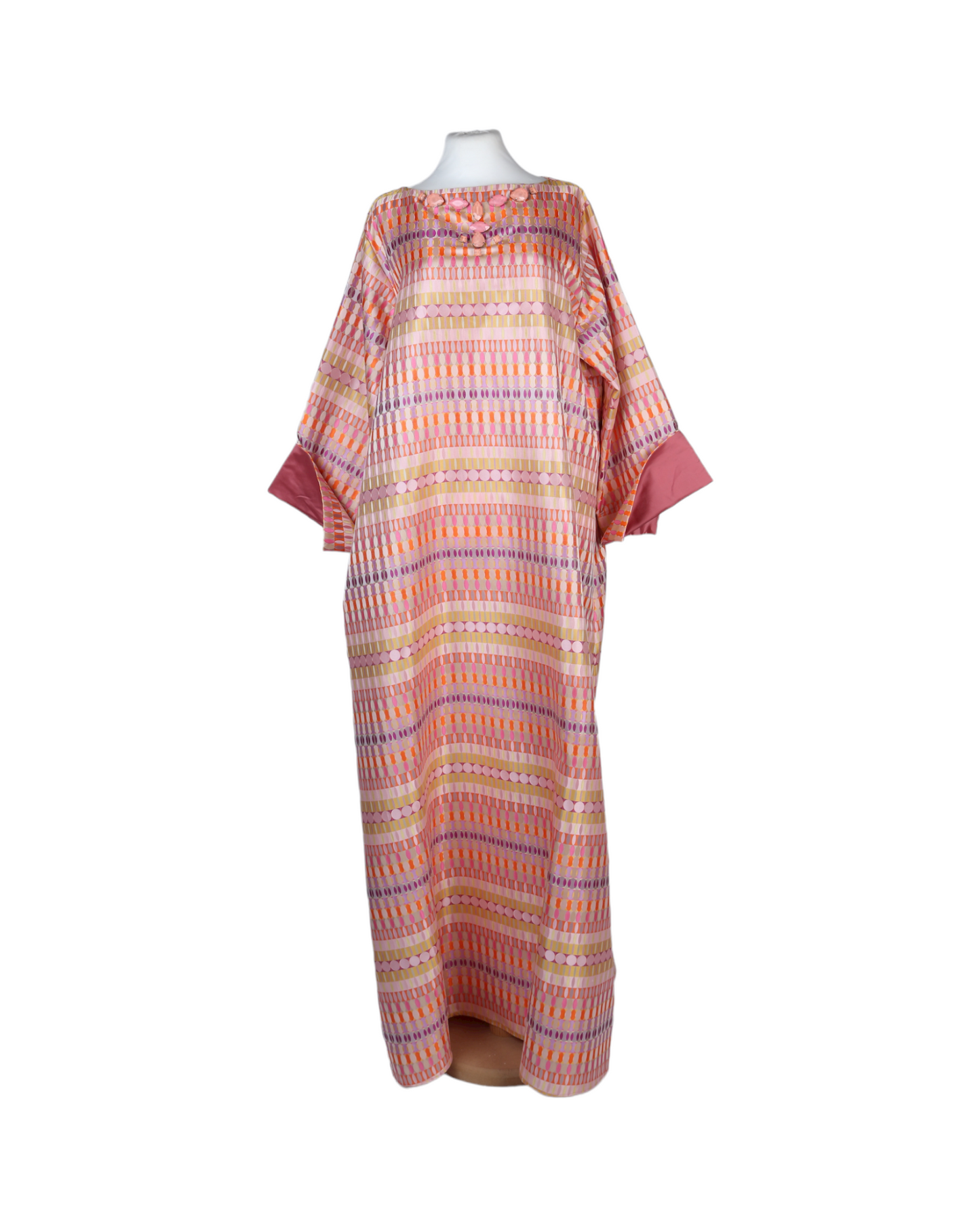 Sarah Mazhar Multicolor Printed Kaftan