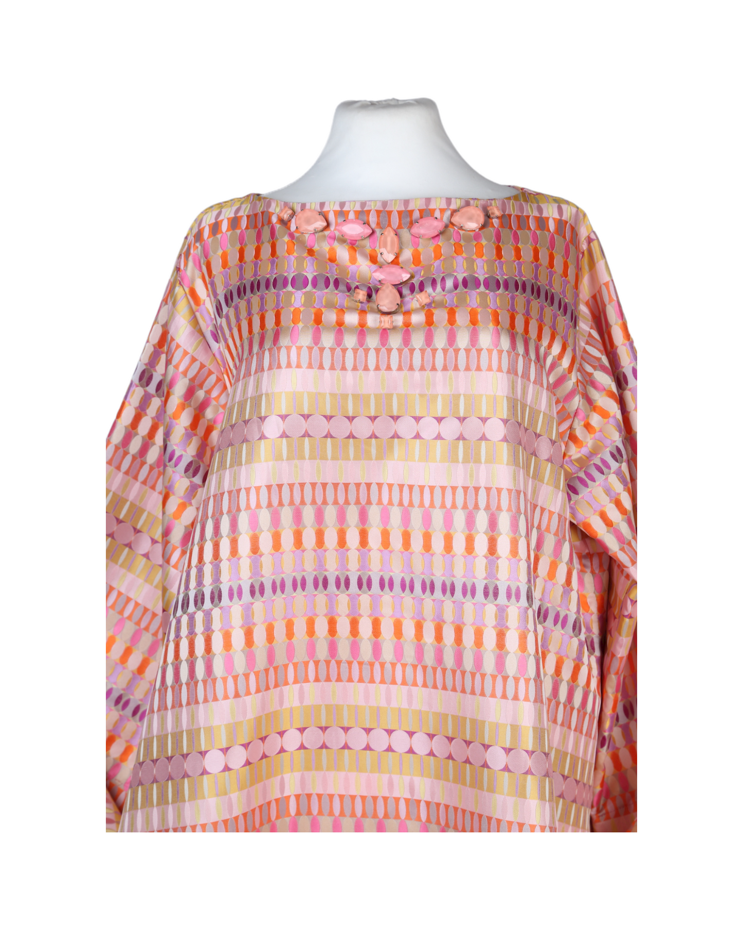 Sarah Mazhar Multicolor Printed Kaftan