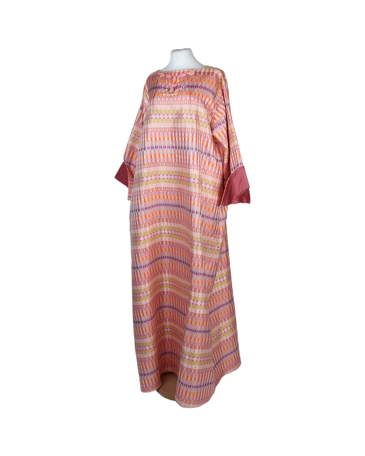 Sarah Mazhar Multicolor Printed Kaftan