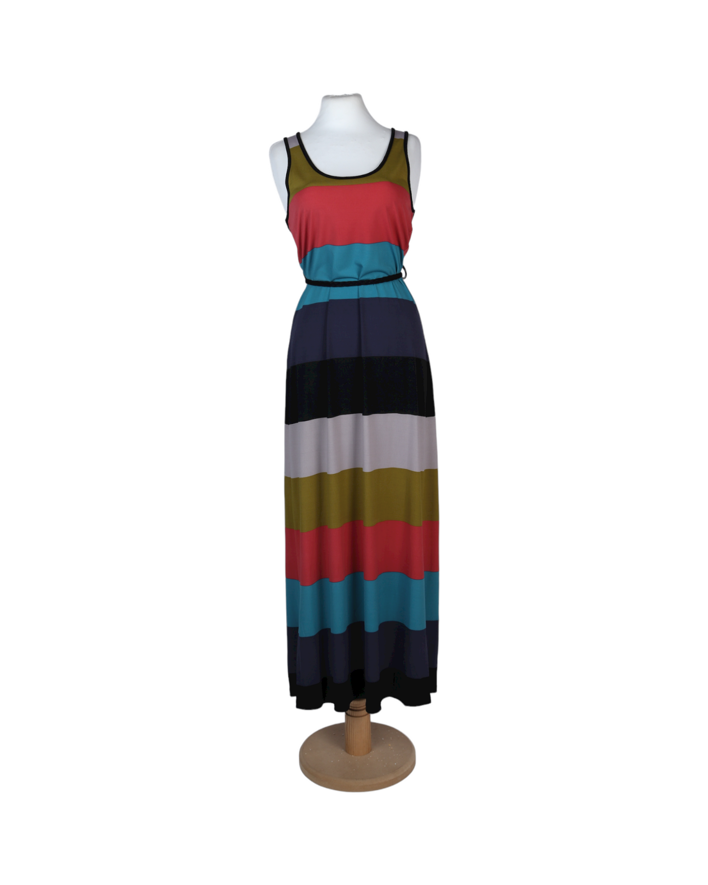 Green Envelope Long Sleeveless Dress