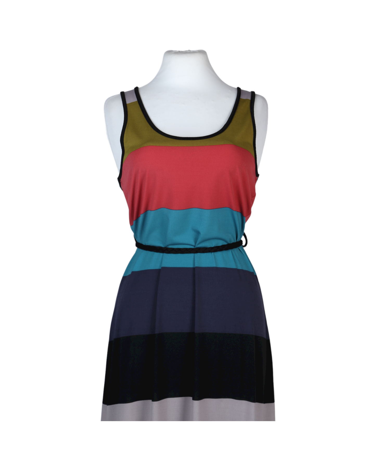 Green Envelope Long Sleeveless Dress