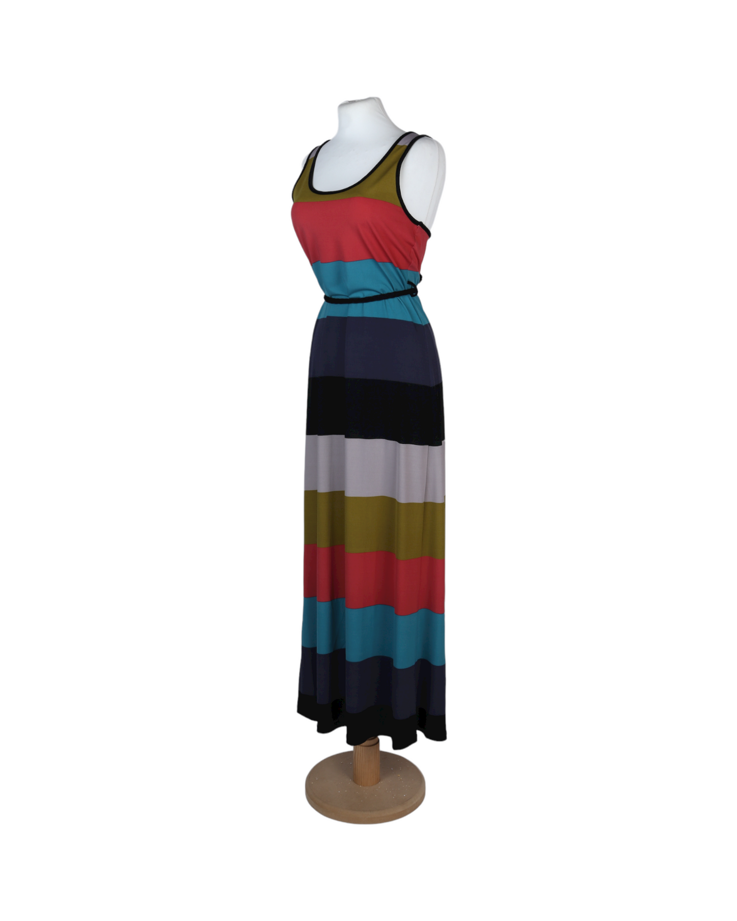 Green Envelope Long Sleeveless Dress