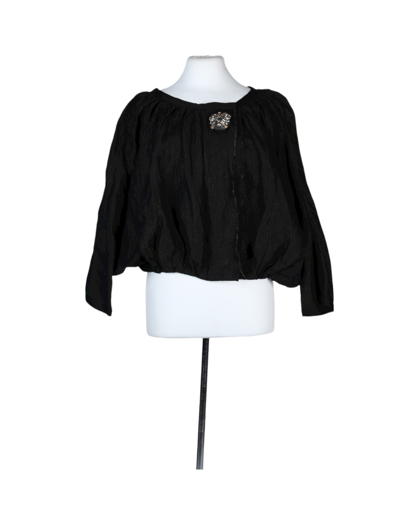 Lanvin Black and gold blouse