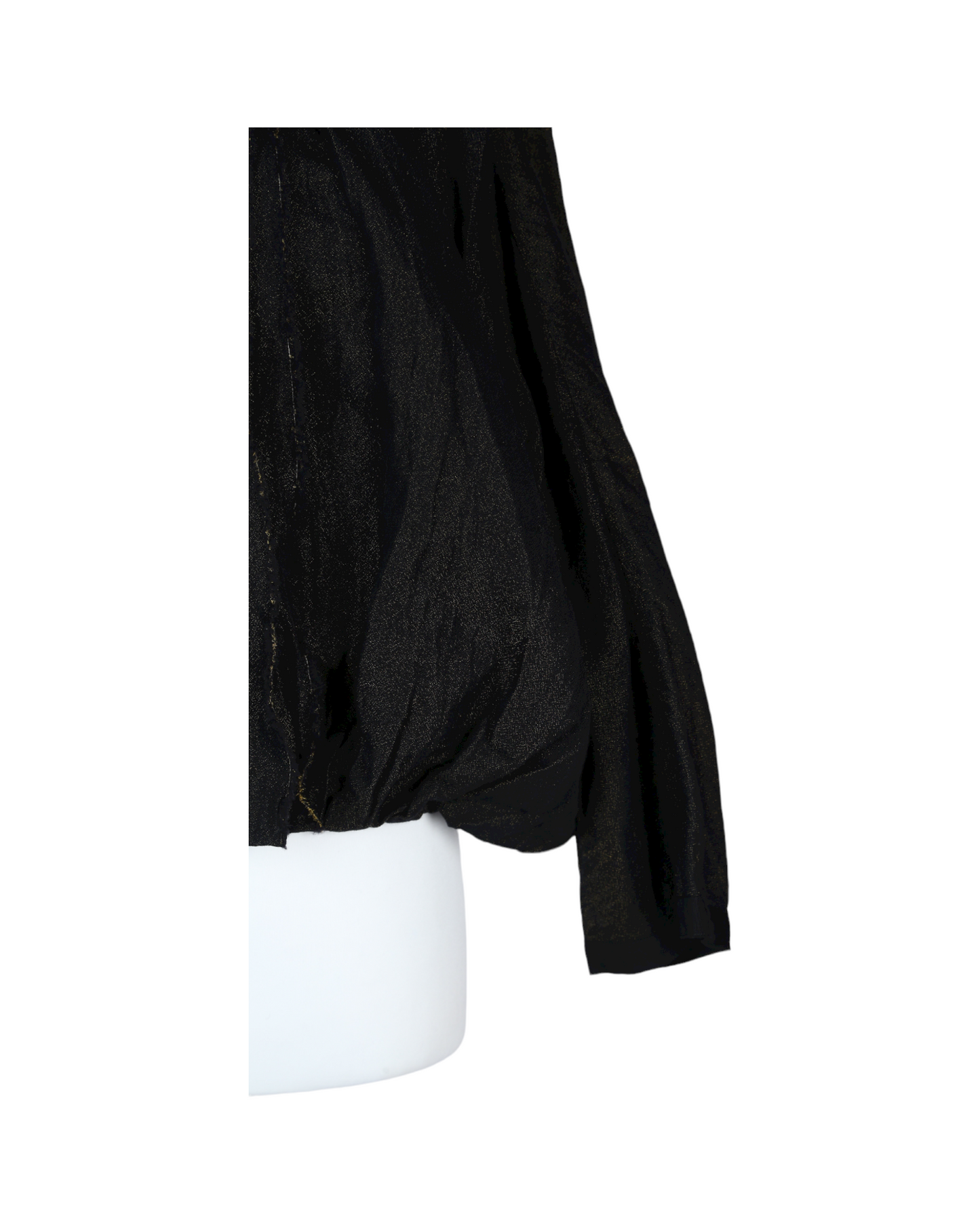 Lanvin Black and gold blouse