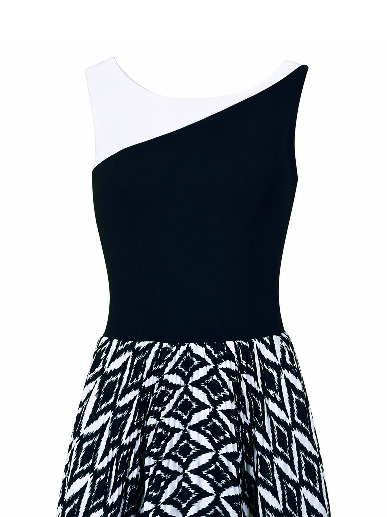 Chiara Boni Black & White Long Dress