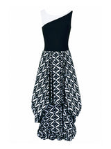 Chiara Boni Black & White Long Dress