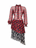 Roberto Cavalli Red & Black Set