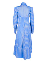 Silvia Tcherassi Striped Blue Long Dress