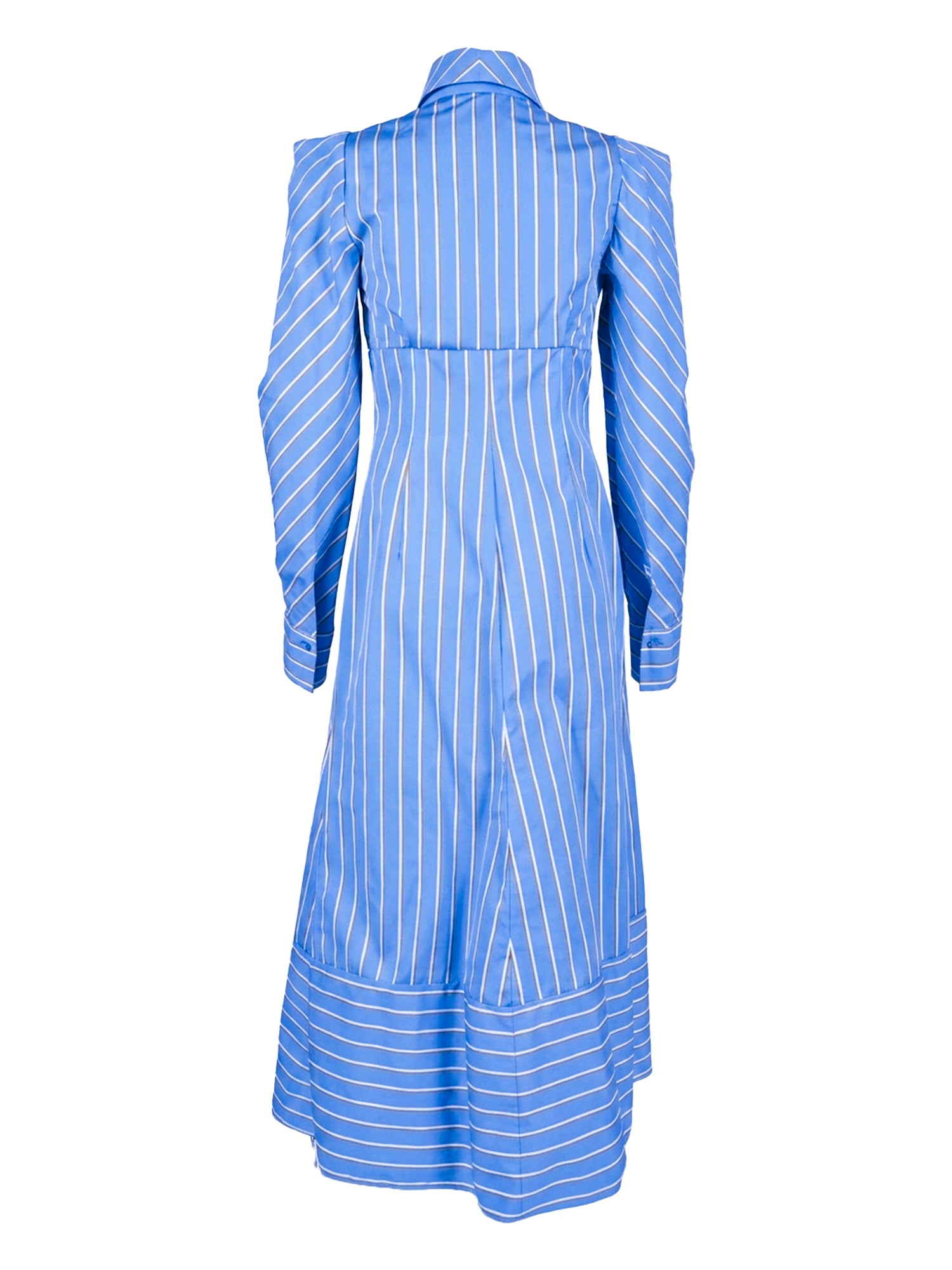 Silvia Tcherassi Striped Blue Long Dress