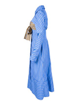 Silvia Tcherassi Striped Blue Long Dress