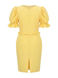 Lavish Alice Yellow Mini Dress
