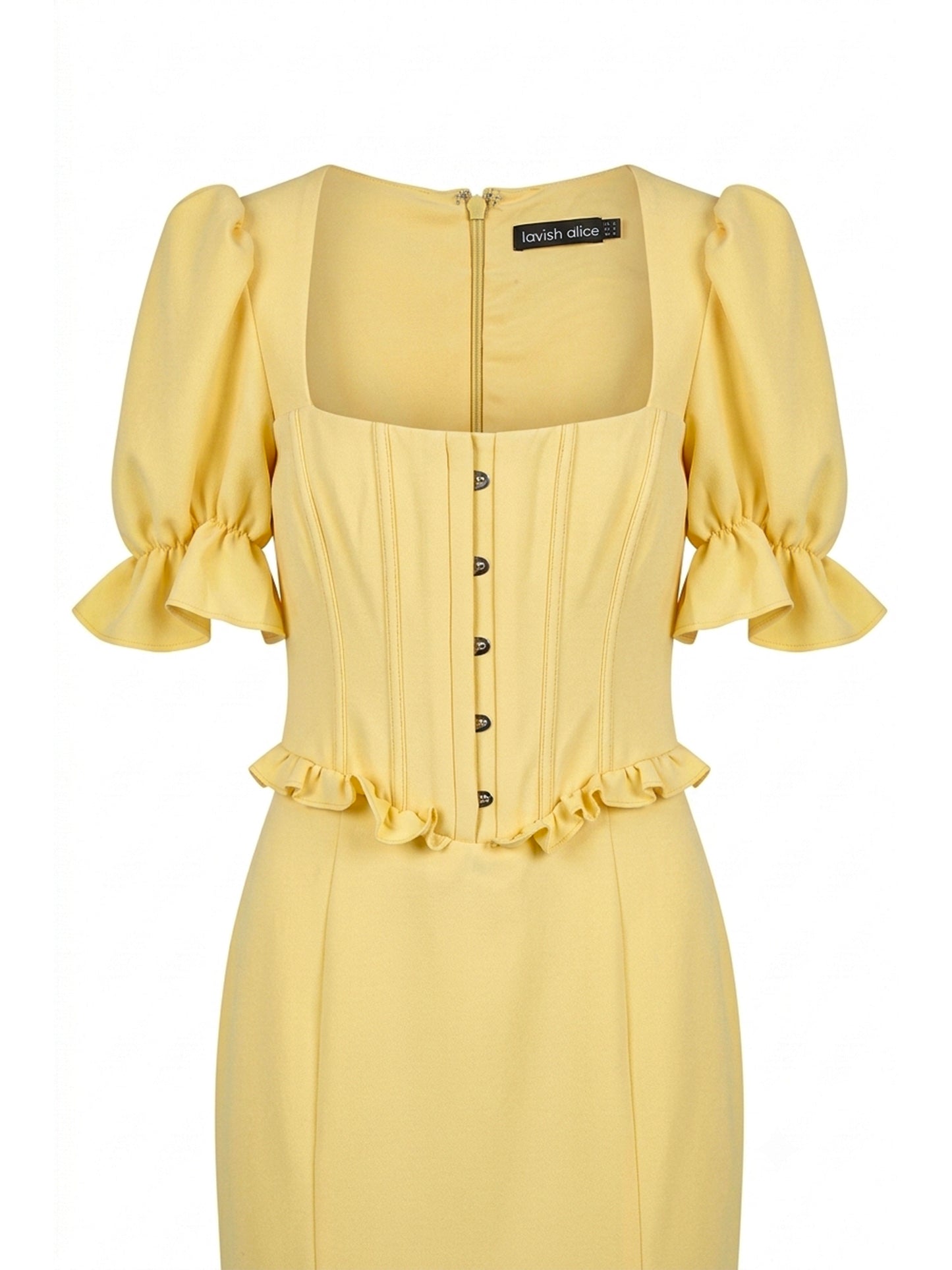Lavish Alice Yellow Mini Dress