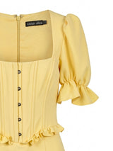 Lavish Alice Yellow Mini Dress
