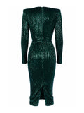 Nass Green Sequin Mini Dress