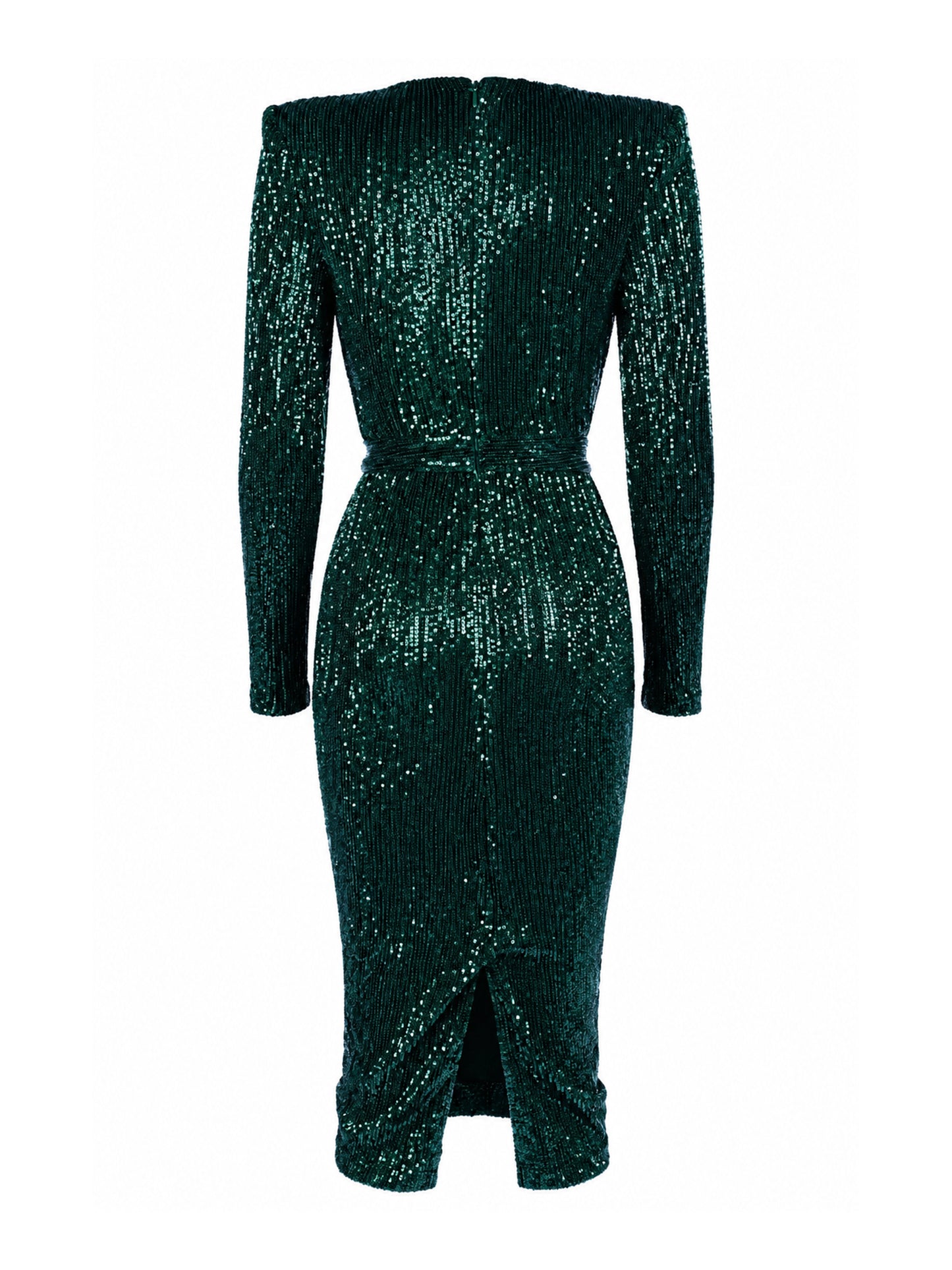 Nass Green Sequin Mini Dress