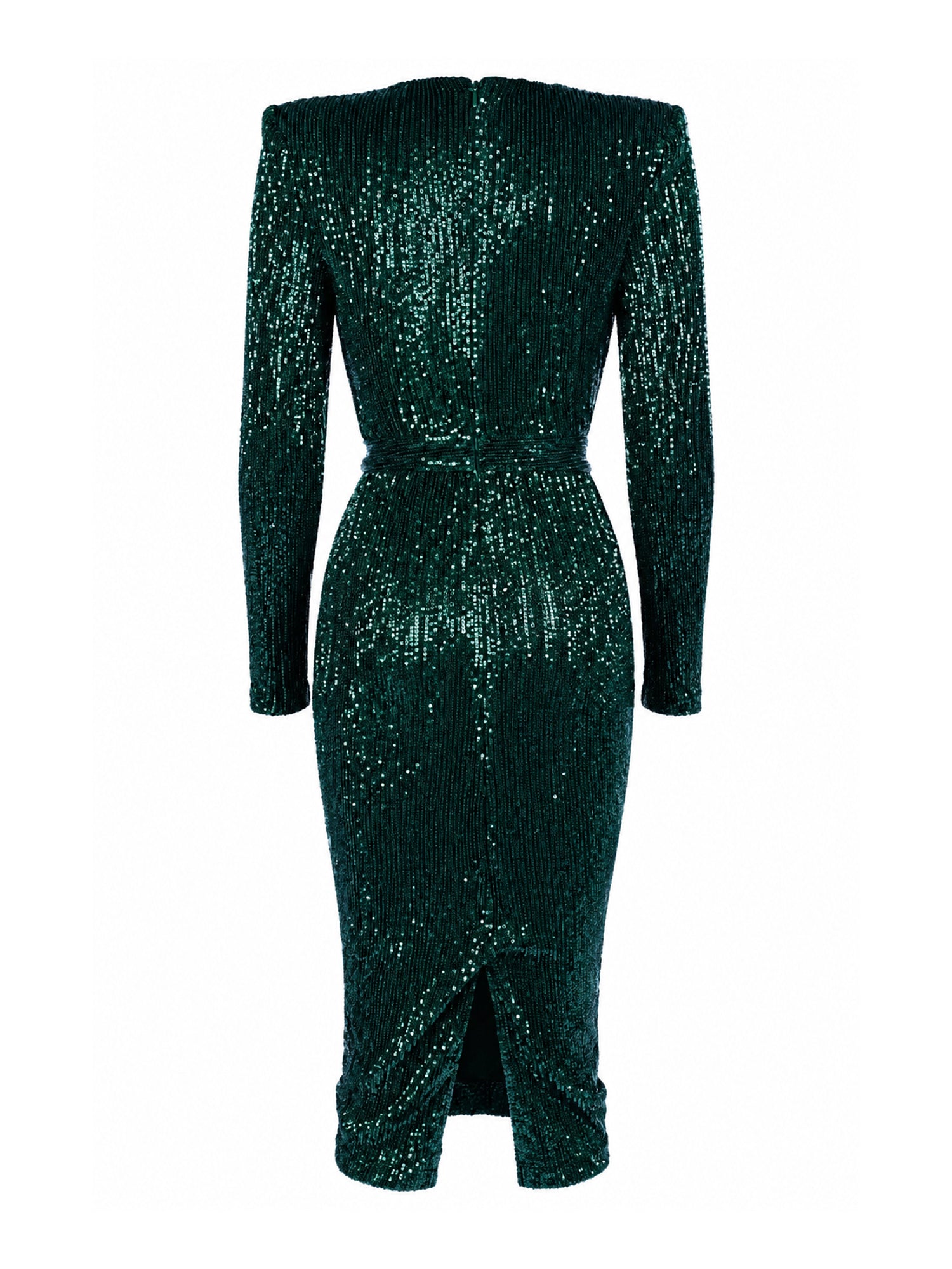 Nass Green Sequin Mini Dress