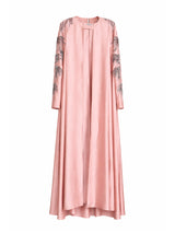 Rochelle Embellished Cape Abaya in Blush Pink