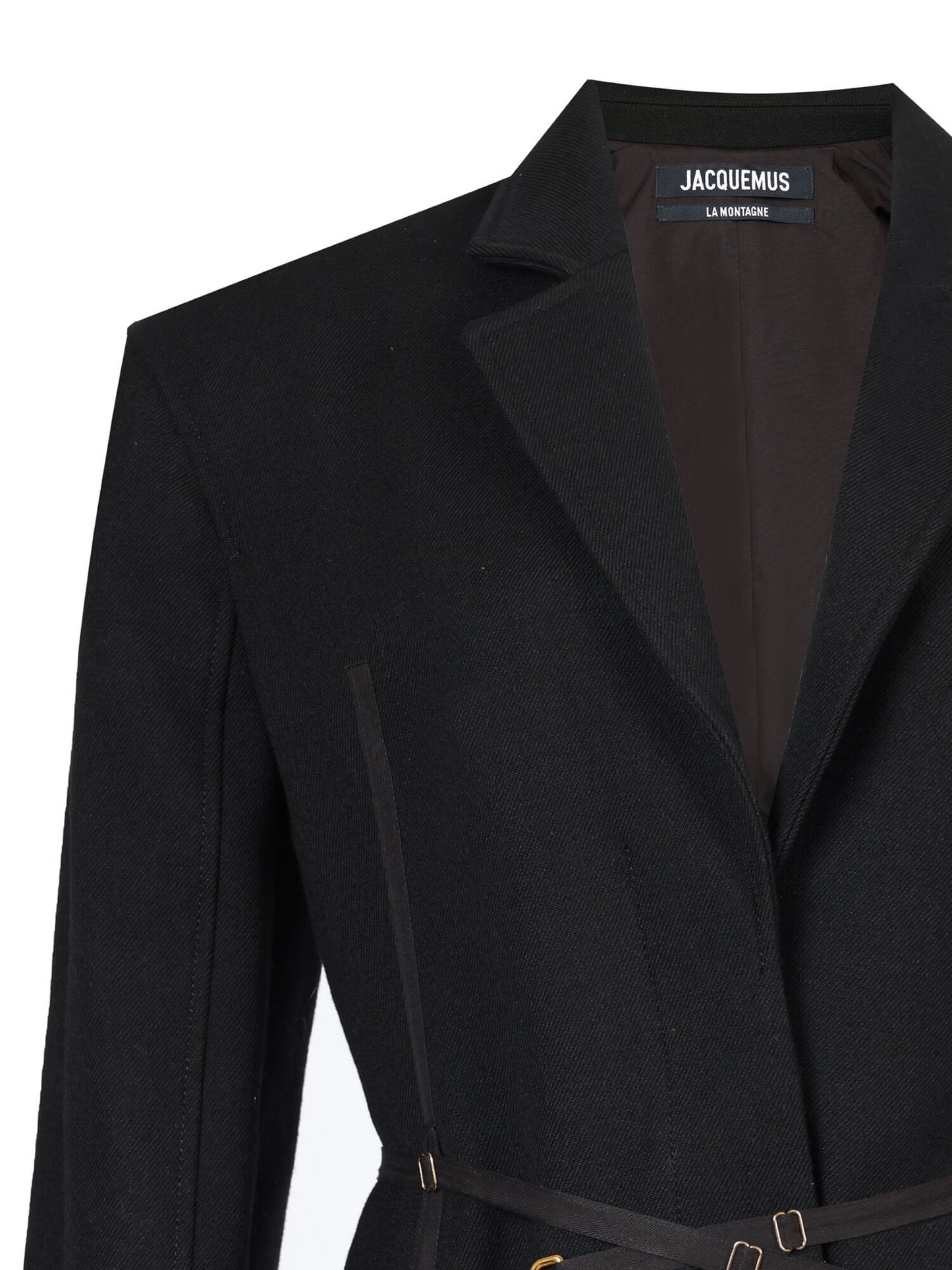 Jacquemus La Montagne Black Utility Pocket Blazer