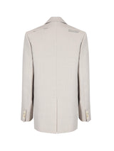 OFF White Light Grey Formal Blazer