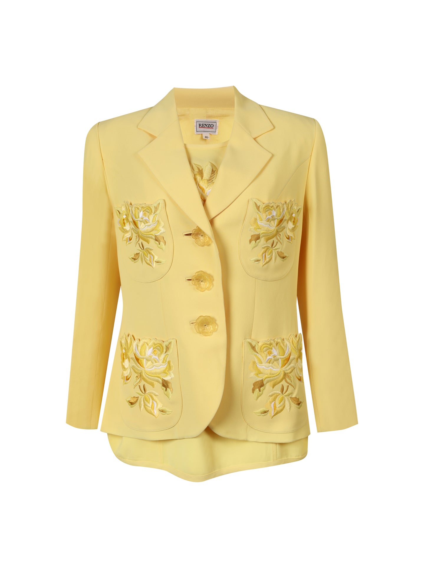 Renzo Blazer & Blouse Set