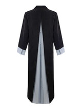 Creep Black Tailored Abaya