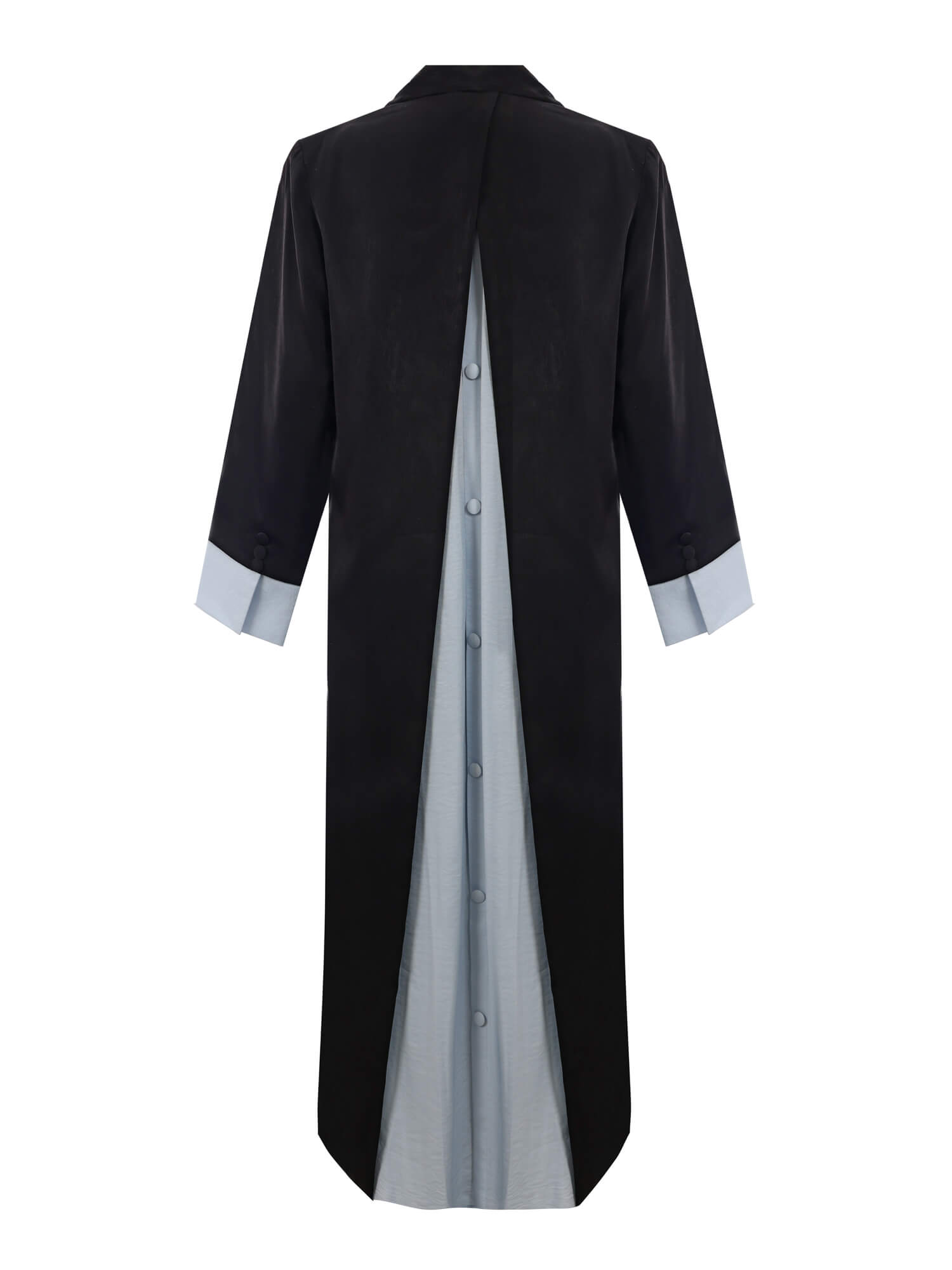 Creep Black Tailored Abaya