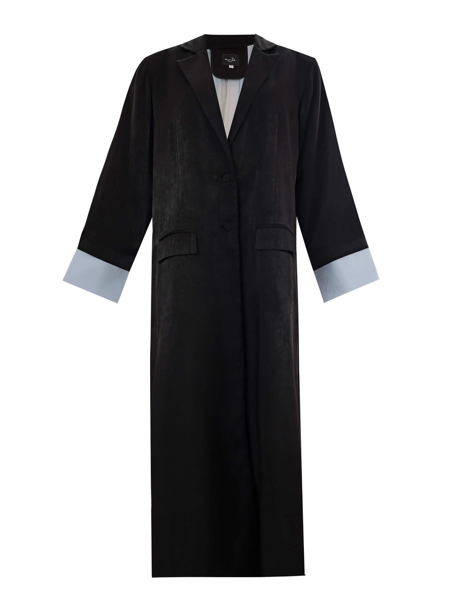 Creep Black Tailored Abaya