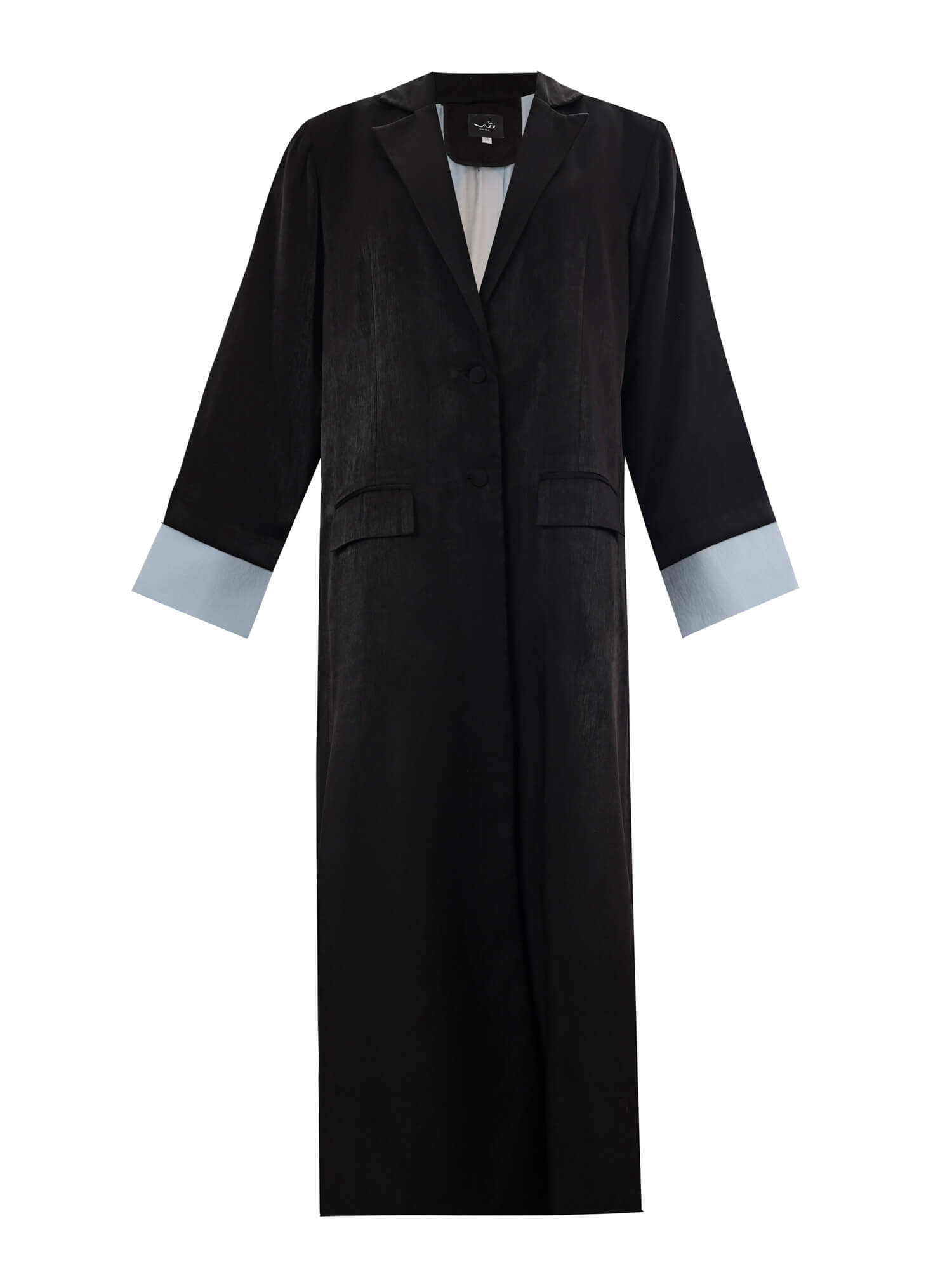 Creep Black Tailored Abaya