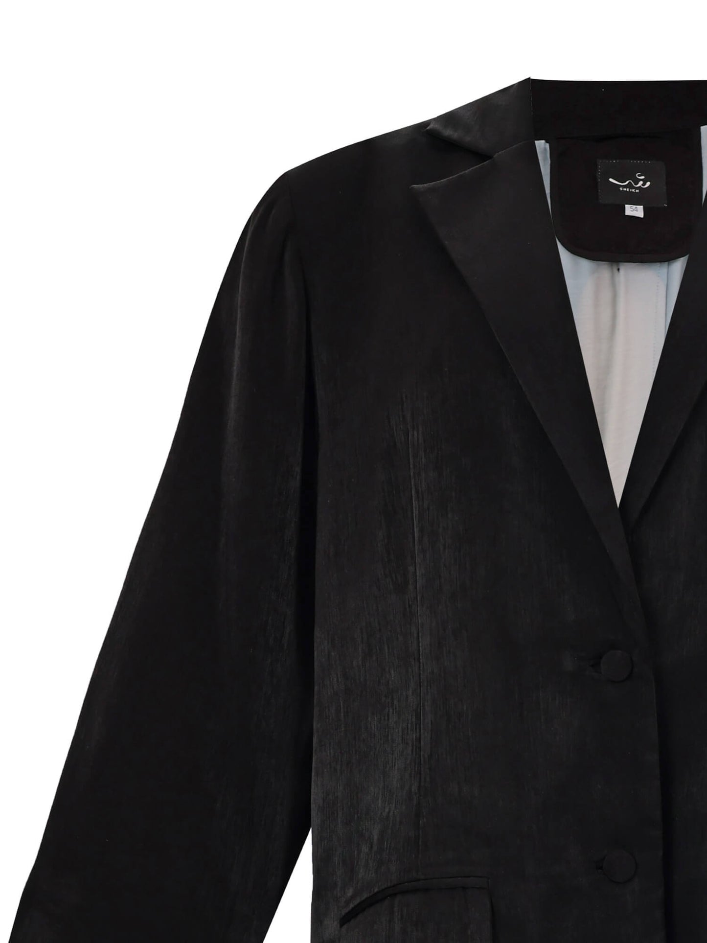 Creep Black Tailored Abaya