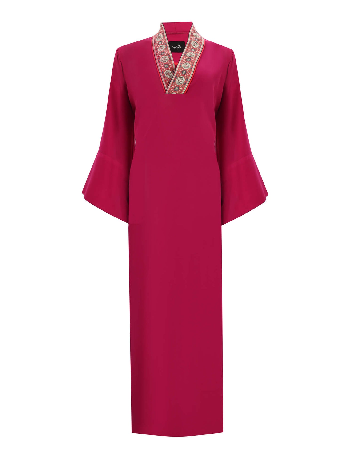 Bold Fuchsia Galabya Balances Heritage Modern