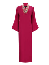 Bold Fuchsia Galabya Balances Heritage Modern