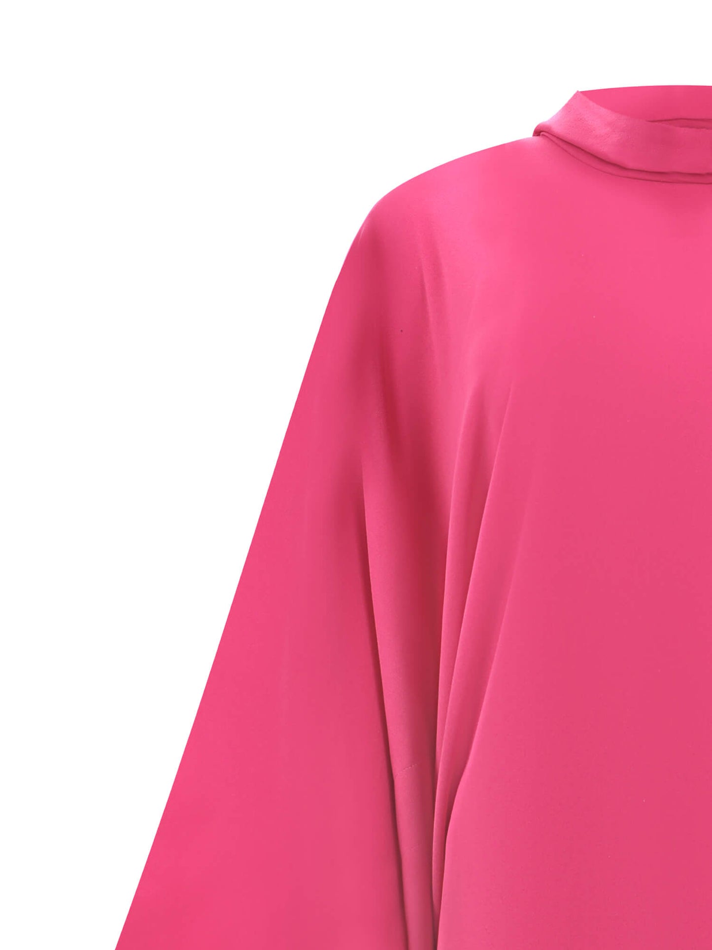 Vibrant Pink Fringe Galabya