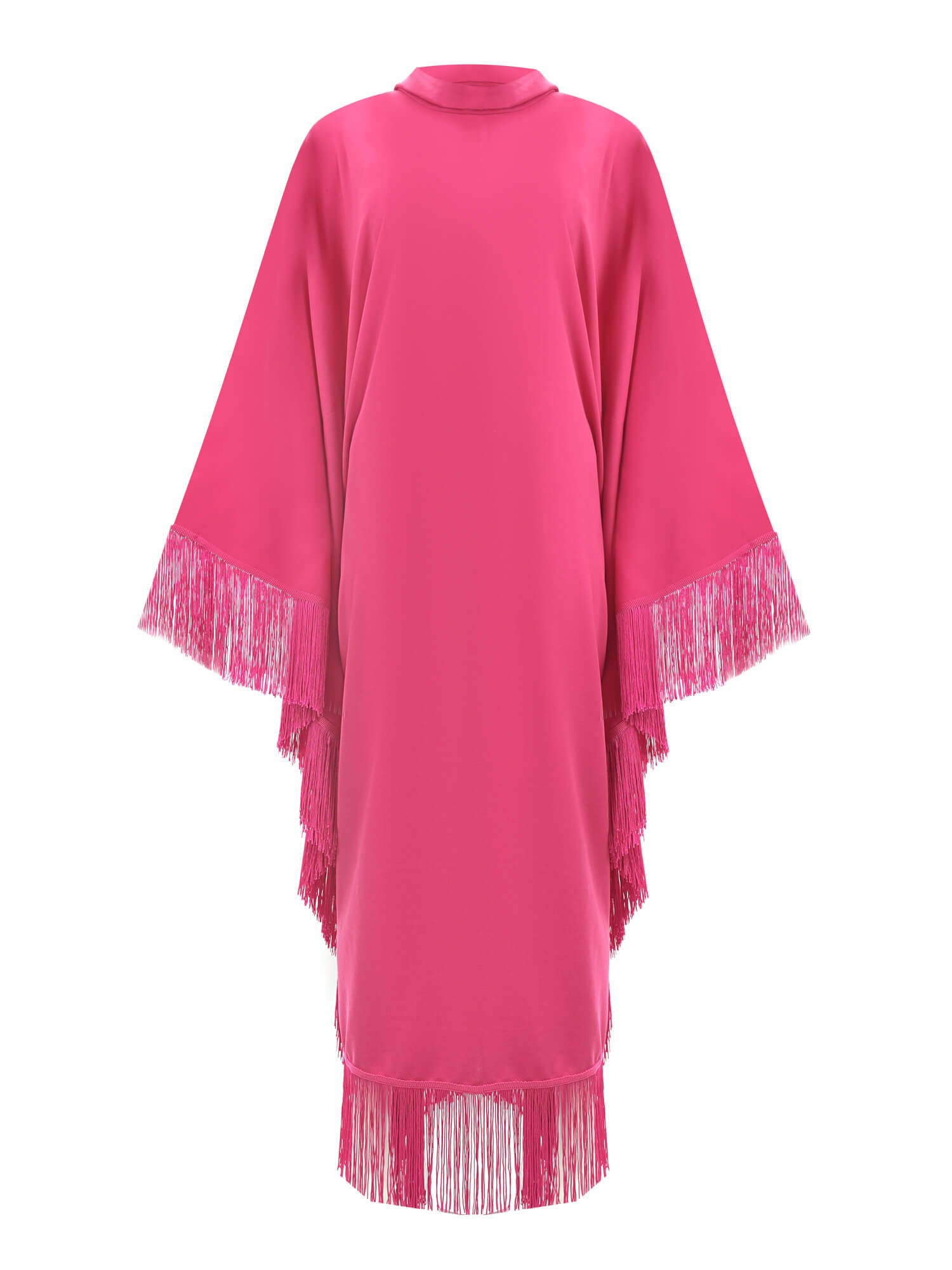 Vibrant Pink Fringe Galabya