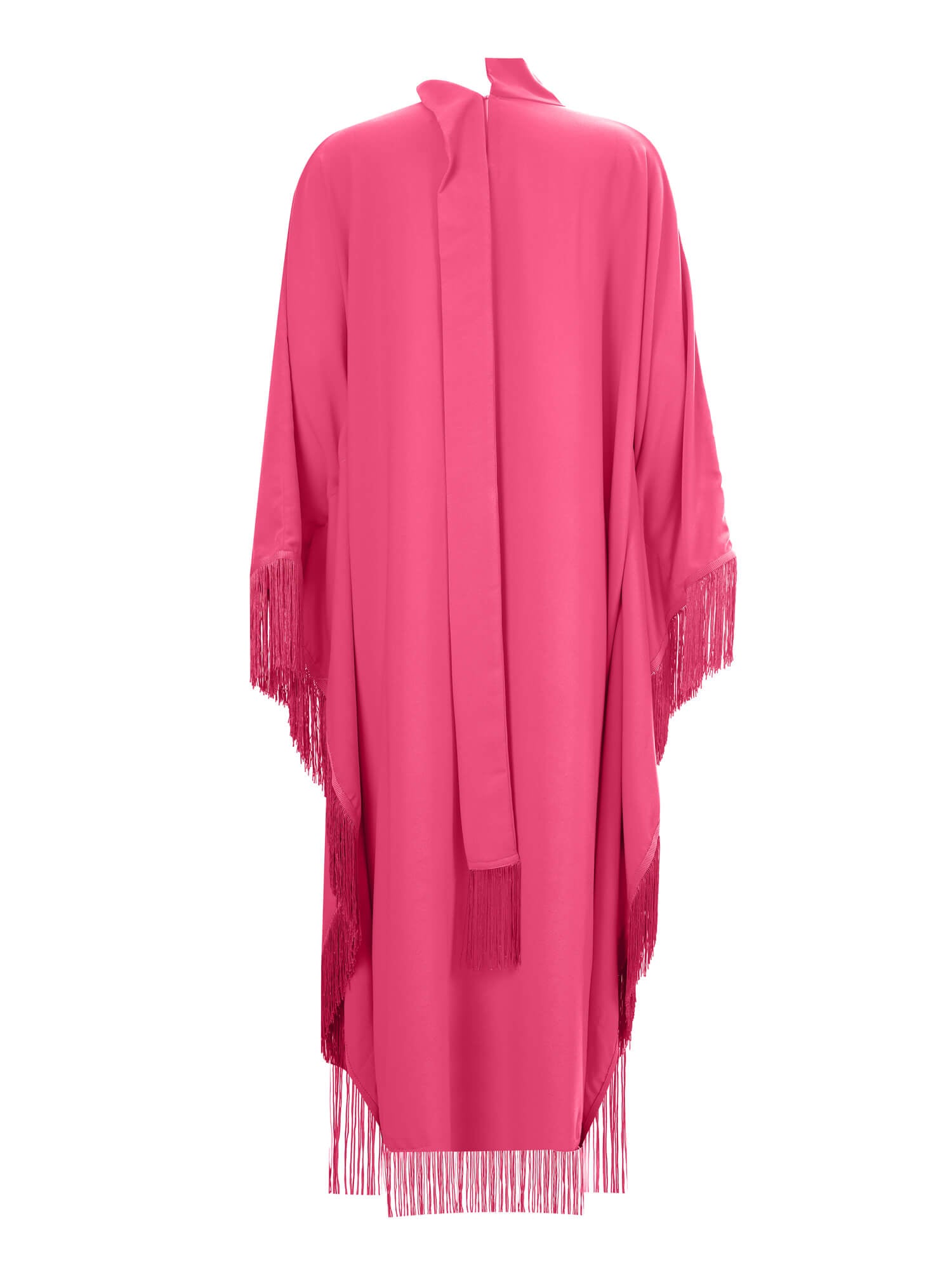 Vibrant Pink Fringe Galabya