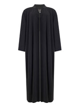 Black Embellished Open Abaya