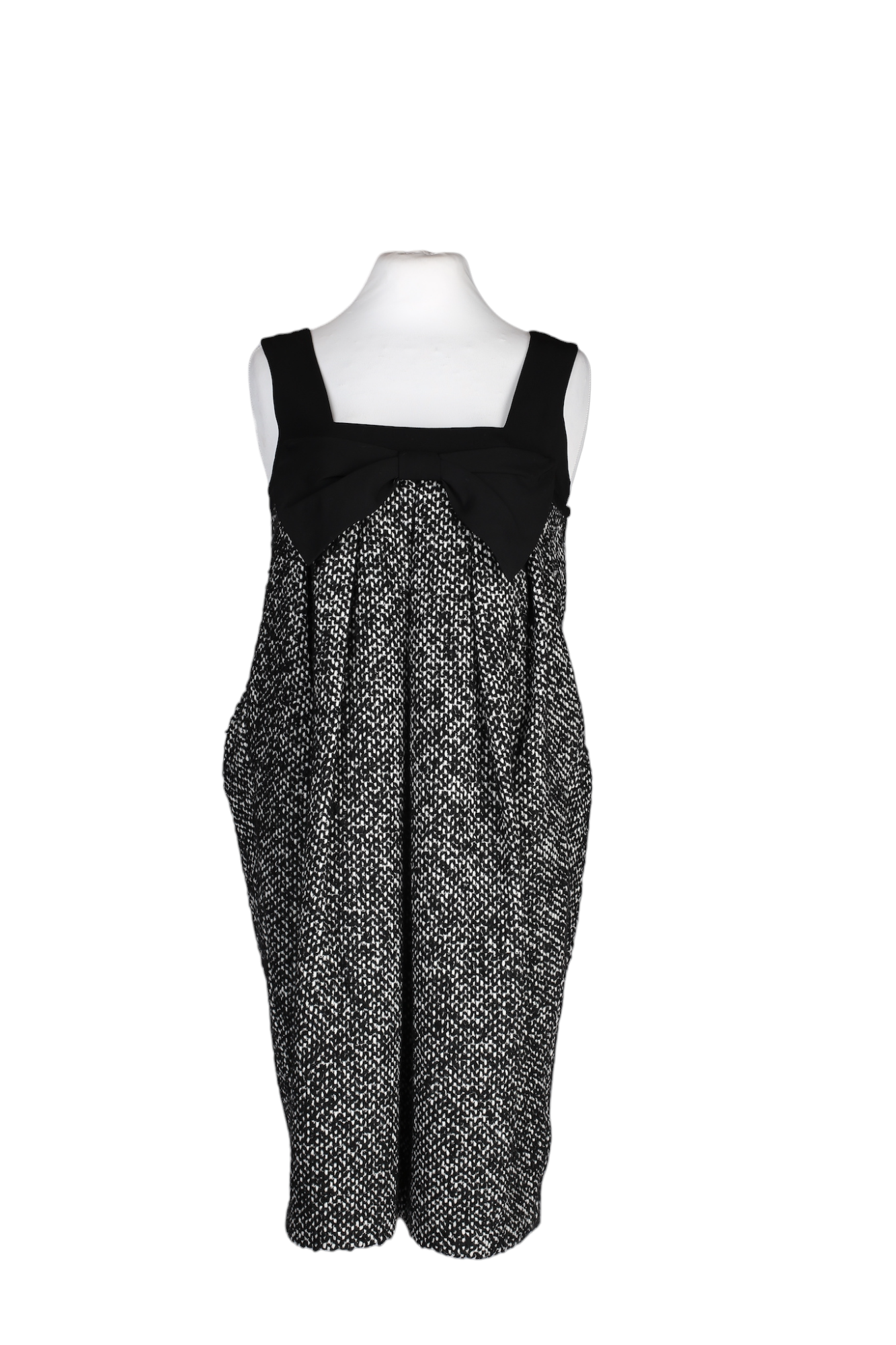 Mango Black and white dress