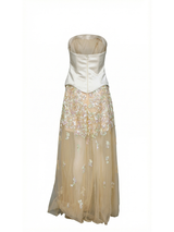 La Soleia Gown – Crepe Satin & Layered Chiffon