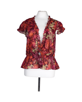 DKNY Half Sleeve Printed Top