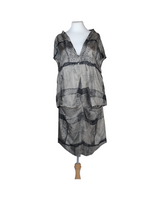Knee Length Grey Summer Dress