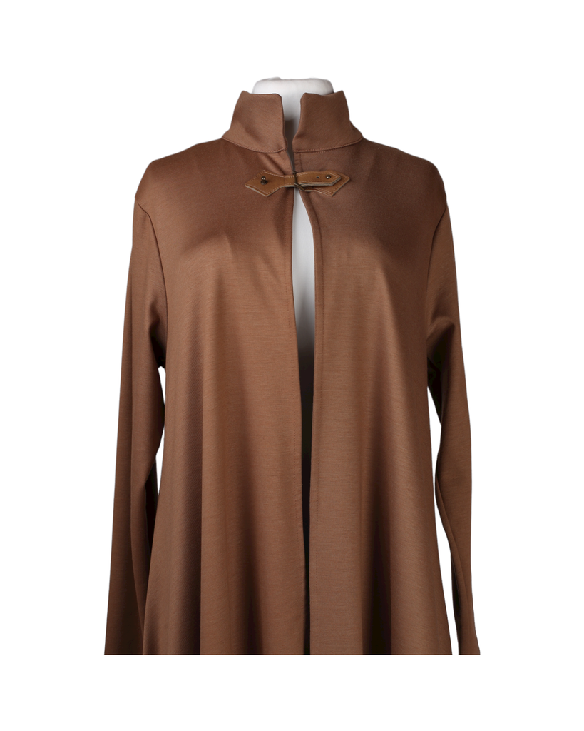 Tusso Long Brown Coat